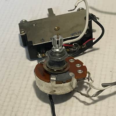 2000's Ibanez RG7321 RG Series Guitar Factory Electronics Wiring, Volume Tone Pot Jack image 4