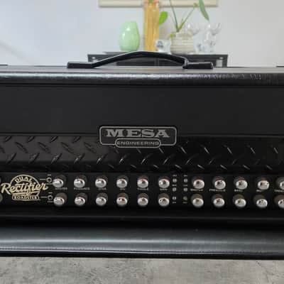 Mesa Boogie Dual Rectifier Roadster 100w 50w 4-Channel Black Diamond Face 50-100 Watt Major Recording Studio Guitar Amplifier Amp Head image 5