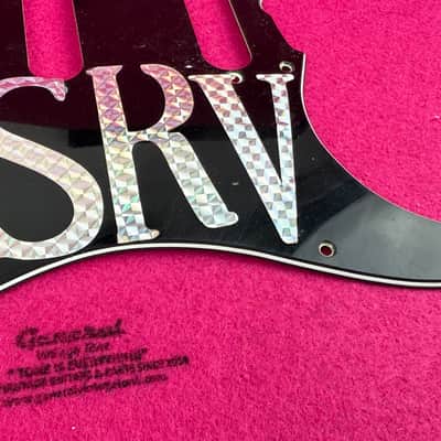 GVT Aged SRV "Number One" Pickguard for Stratocaster® – LTD No.1 B/W/B 3-Ply (1963–69 Style) image 2
