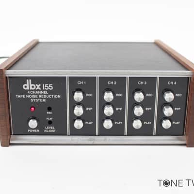 2 DBX155 4 Channel Tape Noise Reduction System pair VINTAGE GEAR DEALER as-is image 1