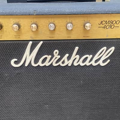 Marshall JCM 800 Lead Series Model 4010 50-Watt Master Volume 1x12 Combo 1980s - Black image 2