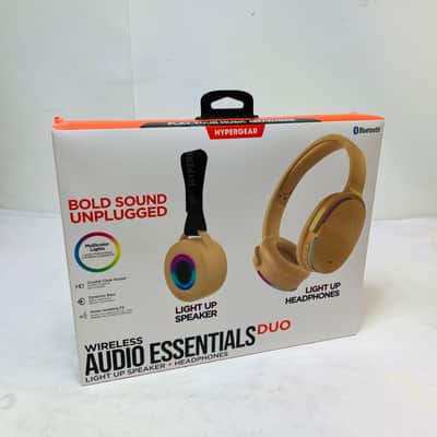 HyperGear Wireless Audio Essentials Duo Light Up Bluetooth Speaker Headphones image 5