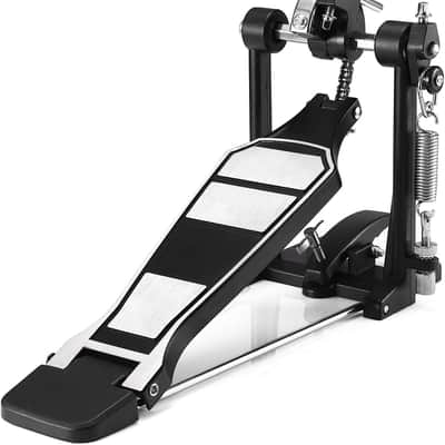 Alloy Bass Drum Pedal, Single Bass Drum Pedal Come with Classic Felt Beater Stick & Drum Key for Drum Set Instrument, Single-Chain Bass Drum Pedal for Beginner & Pro Drummers image 5