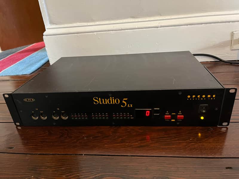 Opcode Studio 5 LX MIDI Interface Synchronizer 15x15 image 1