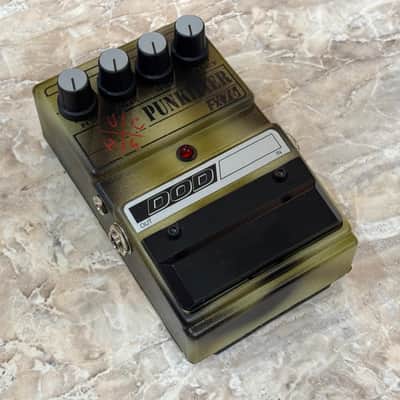DOD Punkifier FX76 [NOS - New Old Stock, Complete with Box, Manual, Stickers etc] 1995 - 1997 Yellow & Black Matte Airbrush Finish image 11
