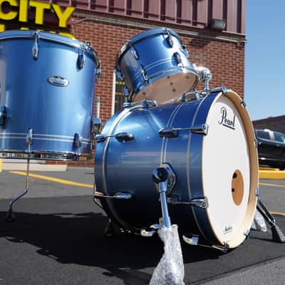 Pearl Masters Maple Complete MCT Series Chrome Contrail Lqr. 3pc Maple Shell Pack | (12, 16, 20") image 5