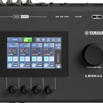 Yamaha URX44 6x4 USB-C Audio Interface (Black) image 1