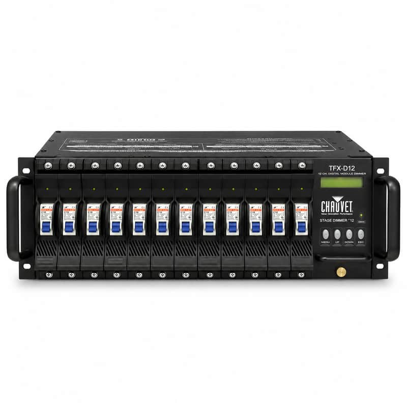Chauvet DFX-D12 Professional 12-Channel DMX Stage Dimmer – Ex Demo (Rare Discontinued Model) image 1