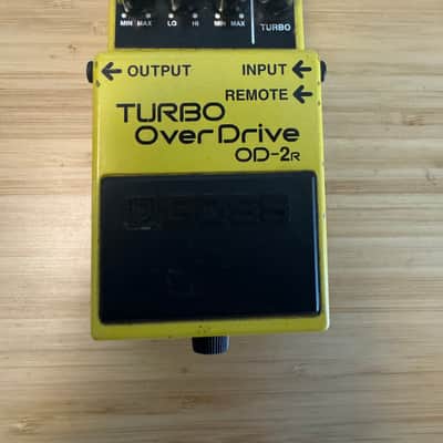 Boss OD-2R Turbo OverDrive (Silver Label) 1994 - 1997 - Yellow image 2