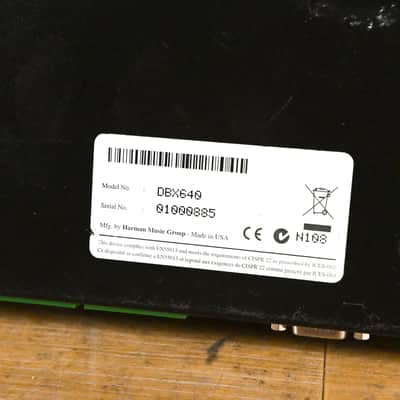 dbx ZonePRO 640 6x4 Digital Zone Processor CG013A9 image 11
