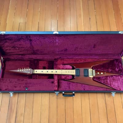 2010 ESP Edwards Izumi Ochiai Aion Flying W Electric Guitar Red Maroon Vermillion Original Case OHSC Extremely Rare image 1