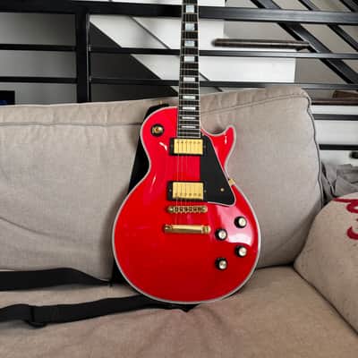 2023 Gibson Custom M2M Les Paul Custom Ferrari Red Bild 1