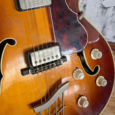 Hofner President E2 Thin Early 1960s - Brunette image 4