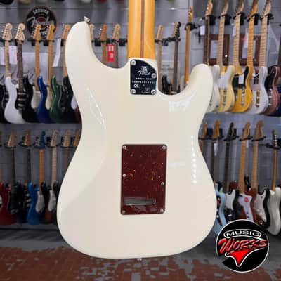 Fender   American Professional 2 Ii Stratocaster Lh Left Handed Mancina Olympic White image 6