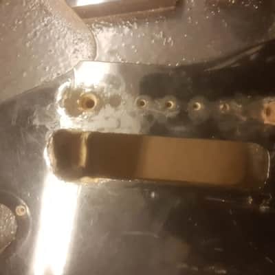 1985 SQUIER by FENDER STRATOCASTER BODY - LEFT HAND - JAPAN image 5
