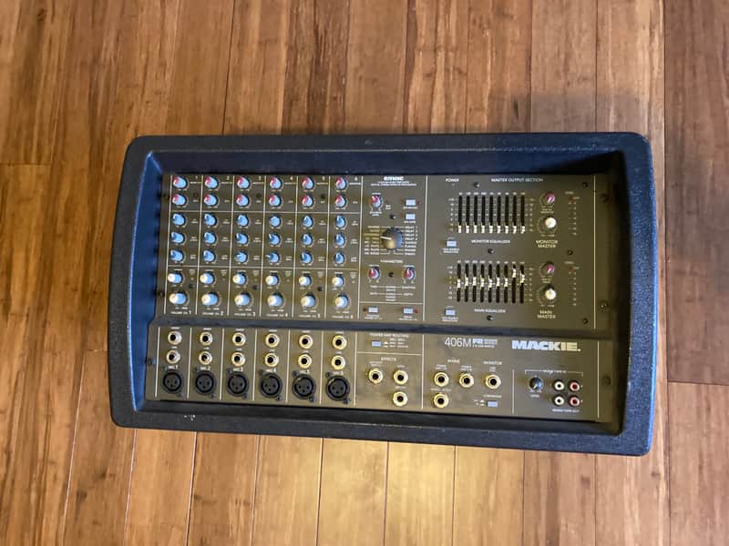 Mackie 406M 6-Channel 500-Watt Powered Mixer 2000 - 2009 - Gray image 1
