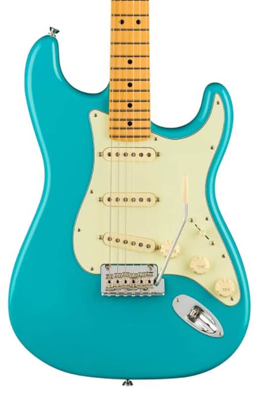 Fender American Pro II Stratocaster MN Miami Blue with Case image 1