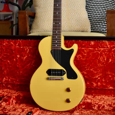 RARE 1988 Greco Japan EJR54-60 Les Paul Junior in TV Yellow Original MIJ Fujigen Japanese Vintage Lawsuit JR image 5