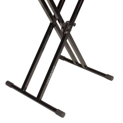 Ultimate Support IQ Series X-style Keyboard Stand Single-braced Tubing - 100 lbs. Capacity image 1