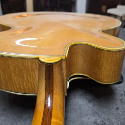 1951 Epiphone Zephyr Emperor Vari-Tone Regent Venetian Cutaway Flame Blonde New York Varitone American Vintage 50s 1950's USA Hollow Body Archtop Pre-Gibson Electric Guitar image 19