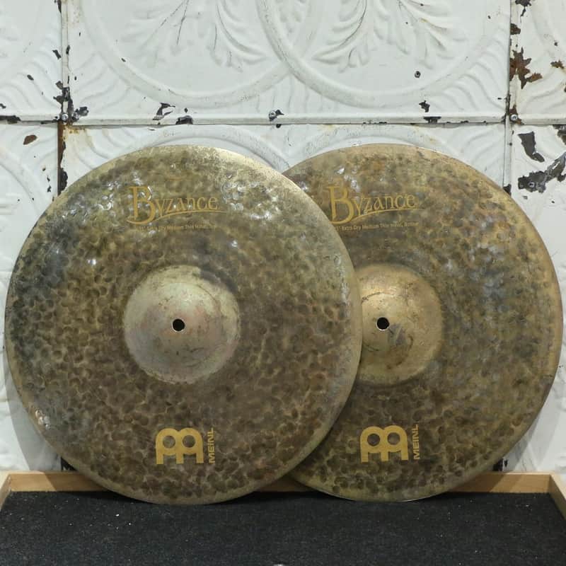Meinl Byzance Extra Dry Medium Thin Hi-Hat 15in (796/1370g) image 1