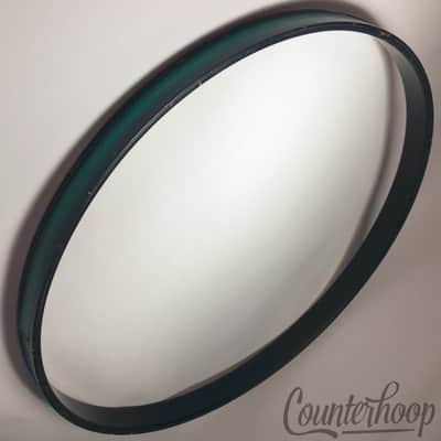 *Premier 22" "Green Pearl"Birch Bass Drum Hoop/Rim Vintage 70s Resonant England* image 2
