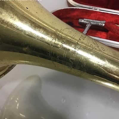 Holton Collegiate Trombone, with case and mouthpiece, USA. Acceptable condition image 3