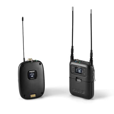 Shure SLXD15 Portable Digital Wireless Bodypack System with SLXD1 Bodypack Transmitter and SLXD5 Single-Channel Portable Receiver - Microphone/Instrument Cable Sold Separately | G58 Band (SLXD15-G58) image 1