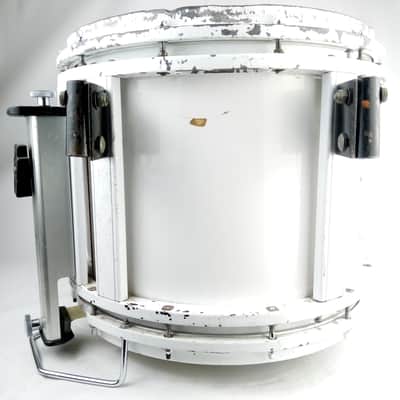 Ludwig Free Floater LFF024DMSF 14x12" Marching Snare Drum White Magnesium Frame image 5