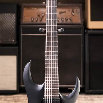 Ibanez K7YIN James "Munky" Shaffer Signature 7-String Electric Guitar - Matte Black with Gig Bag image 4