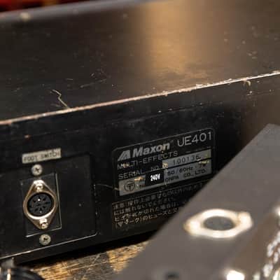 Maxon (Ibanez) UE401 Multi Effects Unit w/footswitch - 1980’s image 4