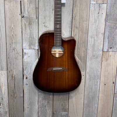 Alvarez MDA66CESHB Masterworks Cutaway Dreadnought w/ Electronics Shadowburst image 2