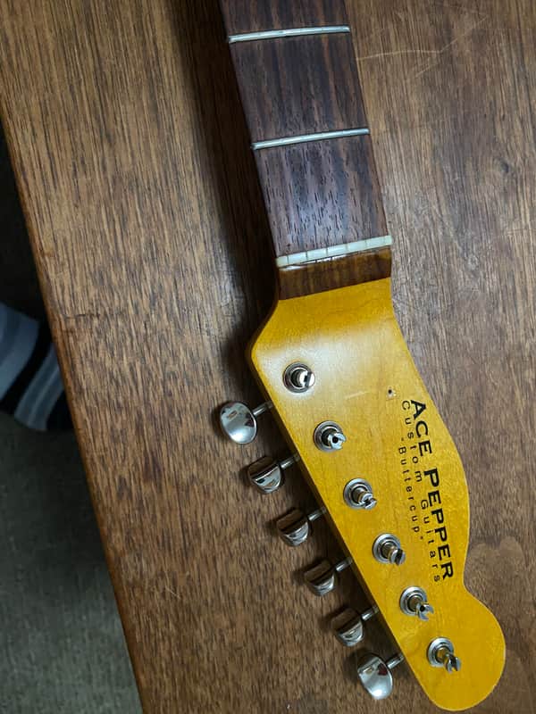 Warmoth Telecaster Neck reverse with tuners image 1