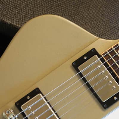 2013 Gibson Elliot Easton "Tikibird" Firebird Electric Guitar Gold Mist Poly + OHSC image 3