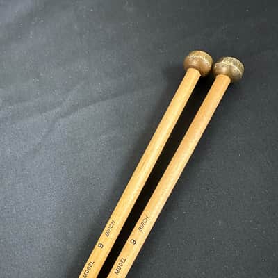 Mike Balter 9B, 5/8-Inch Brass Bell Mallets, 13-1/8" Birch Handle - EXCELLENT #2 image 1