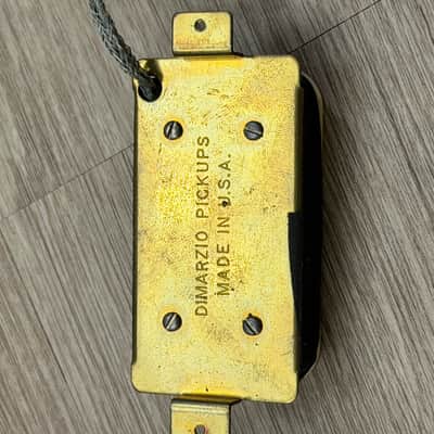 VINTAGE Dimarzio Super Distortion 1970s DP100 Cream Creme Square Leg image 9