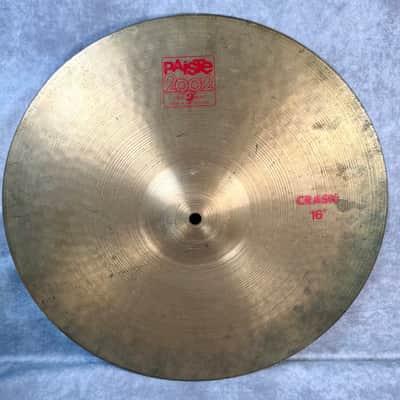 Paiste 16" 2002 Crash Cymbal 1980 - Present - Traditional image 1