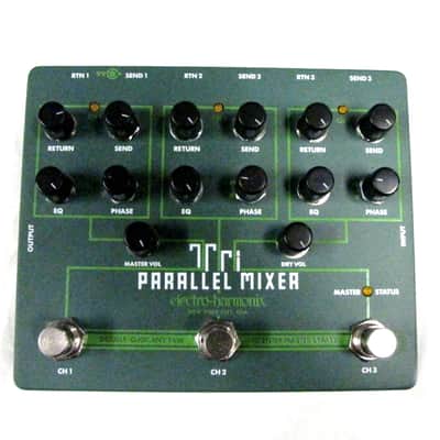 Used Electro Harmonix EHX Tri Parallel Mixer Guitar Effects Pedal