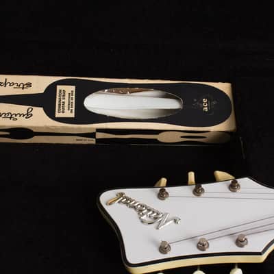 National Val-Pro 84 Solid Body Electric Guitar (1962), ser. #T-73971, black tolex hard shell case. image 13