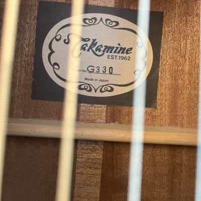 Takamine G330 (MIJ) Lawsuit Era Acoustic Guitar (Martin D18 Copy) image 5