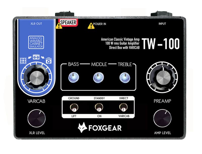 Foxgear TW-100 100W American Classic Vintage Guitar amplifier image 1