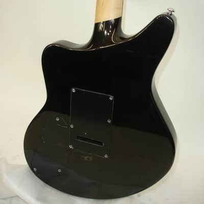 D'Angelico Premier Bedford SH Semi-Hollow Electric Guitar, Black Flake image 11