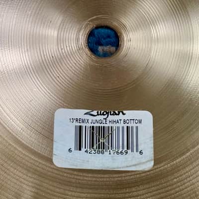 INCREDIBLY CLEAN 13” REMIX JUNGLE Hihats 850g 1066g image 18