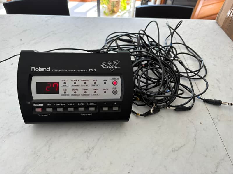 Roland TD-3 Drum Sound Module 2004 - 2009 - Black image 1