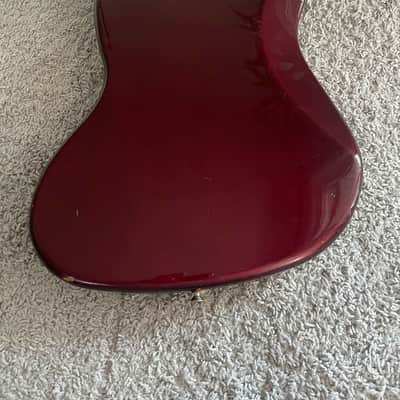 Fender Standard Jazz Bass 2005 MIM Midnight Wine Rosewood 4-String Bass Guitar image 12