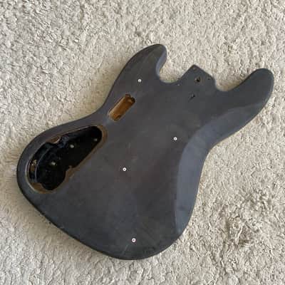 4 String Jazz Bass Style Body Black image 3