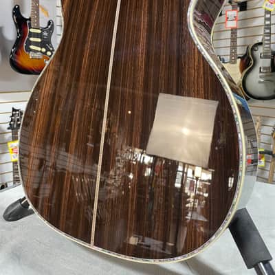 Martin OM-45 Left Handed Acoustic Guitar - Natural w/OHSC & PLEK*D #079 image 11