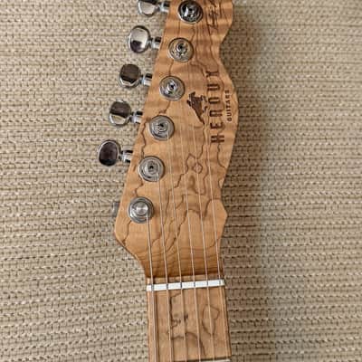 Heroux Guitars Timothy James Signature Semi-Hollow SS T-Style Guitar w/ Forrest Lee Jr. B-Bender - Black Paisley image 5