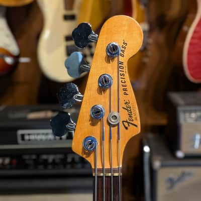 Fender Precision Bass Fretless with Rosewood Fingerboard 1978 - Sunburst image 7