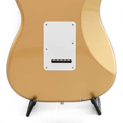2020 Fender Lincoln Brewster Stratocaster in Aztec Gold. Boost. Dimarzio image 5